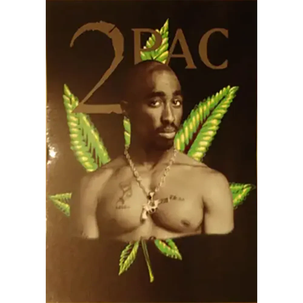 Postcard Tupac - Cannabis