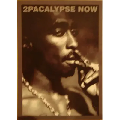 Carte postale Tupac - 2Pacalypse now