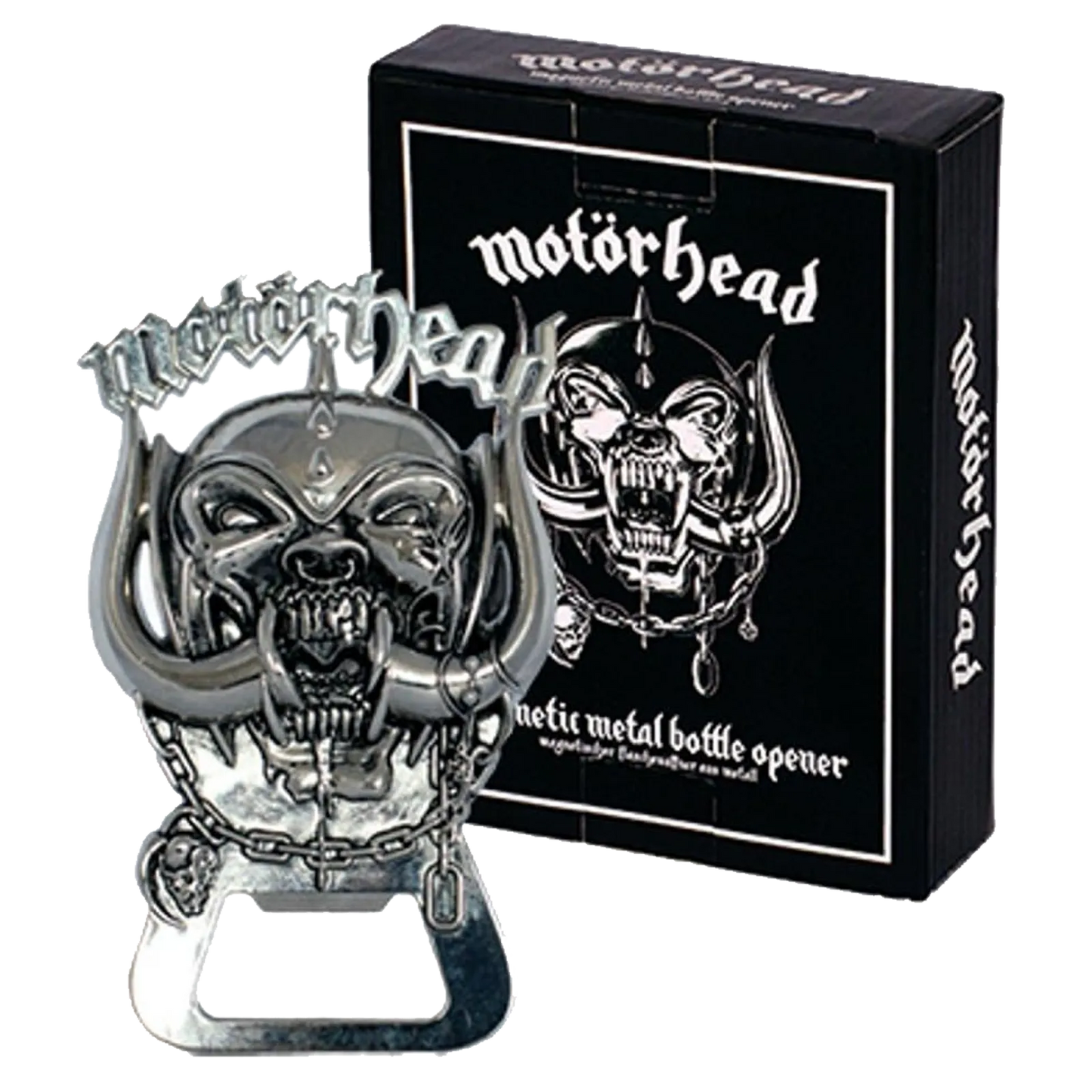 Décapsuleur Motorhead et sa boite assortie