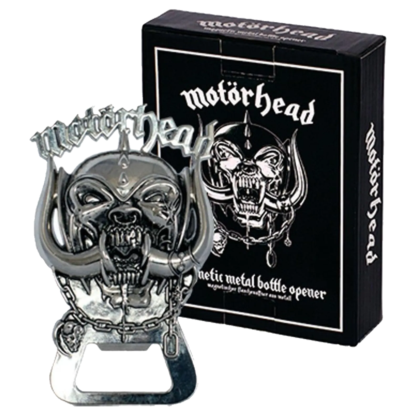 Décapsuleur Motorhead et sa boite assortie