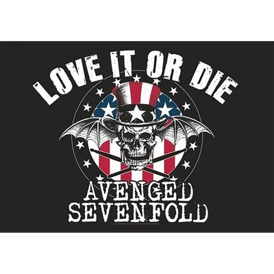 Drapeau Avenged Sevenfold - Love it or Die