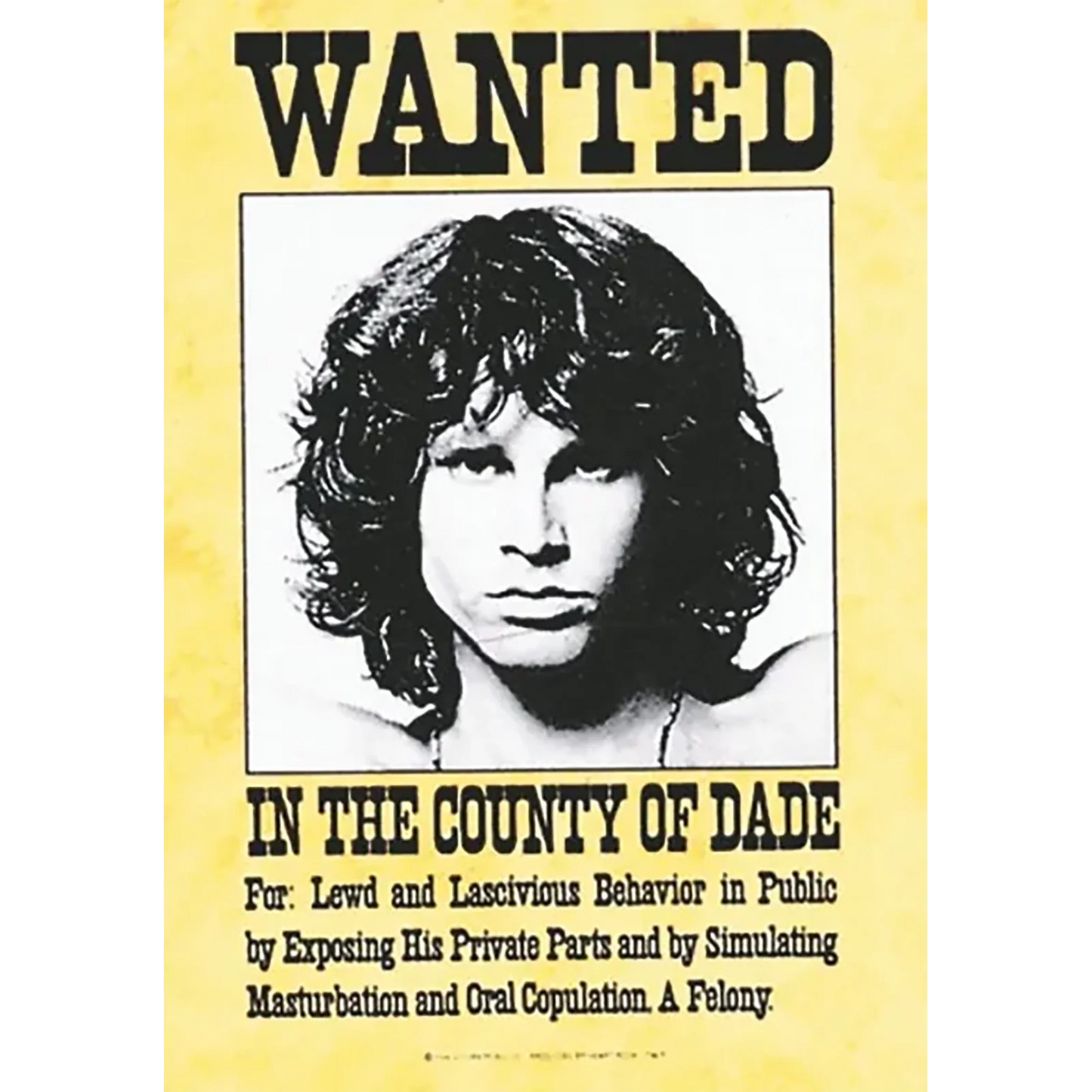Drapeau Doors - Jim Morrison Wanted