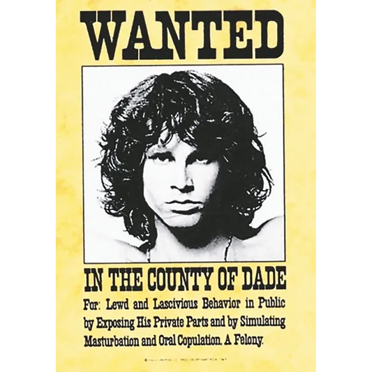 Drapeau Doors - Jim Morrison Wanted