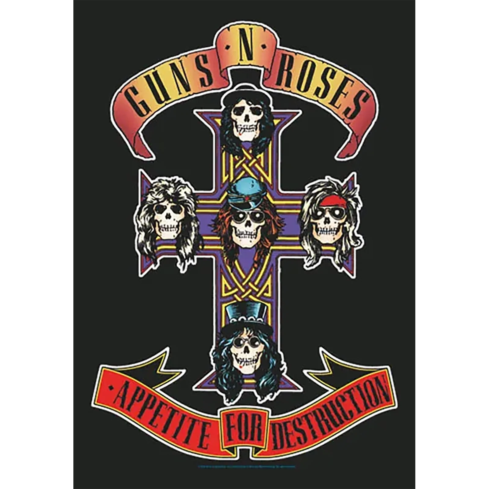 Drapeau Guns n' Roses - Appetite for Destruction
