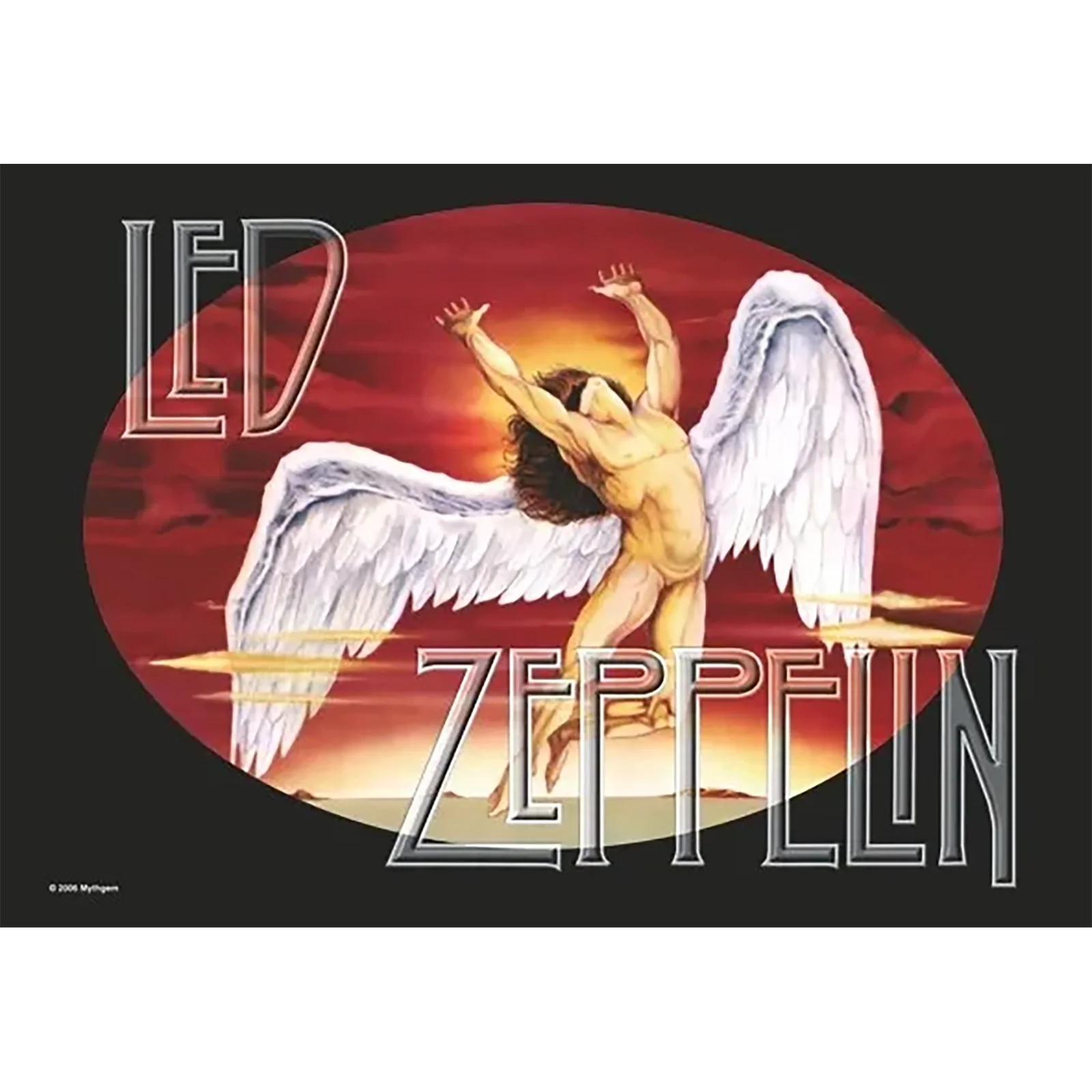 Drapeau Led Zeppelin - Swan song Records