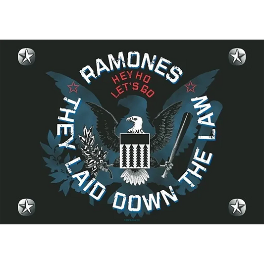 Drapeau Ramones - They laid down the law
