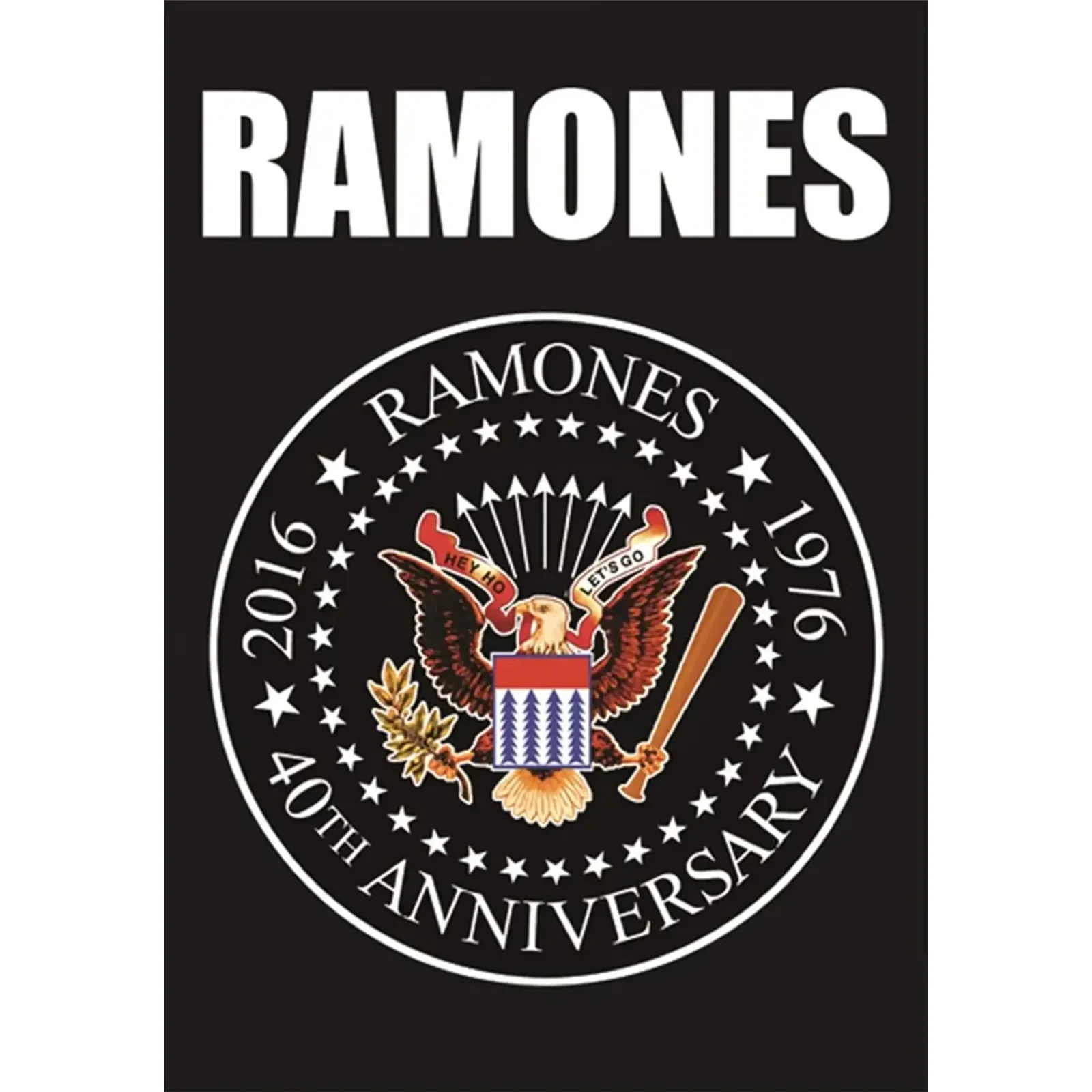 Drapeau Ramones - 40ème anniversaire 1976-2016
