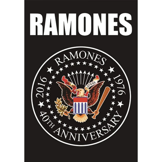 Drapeau Ramones - 40ème anniversaire 1976-2016