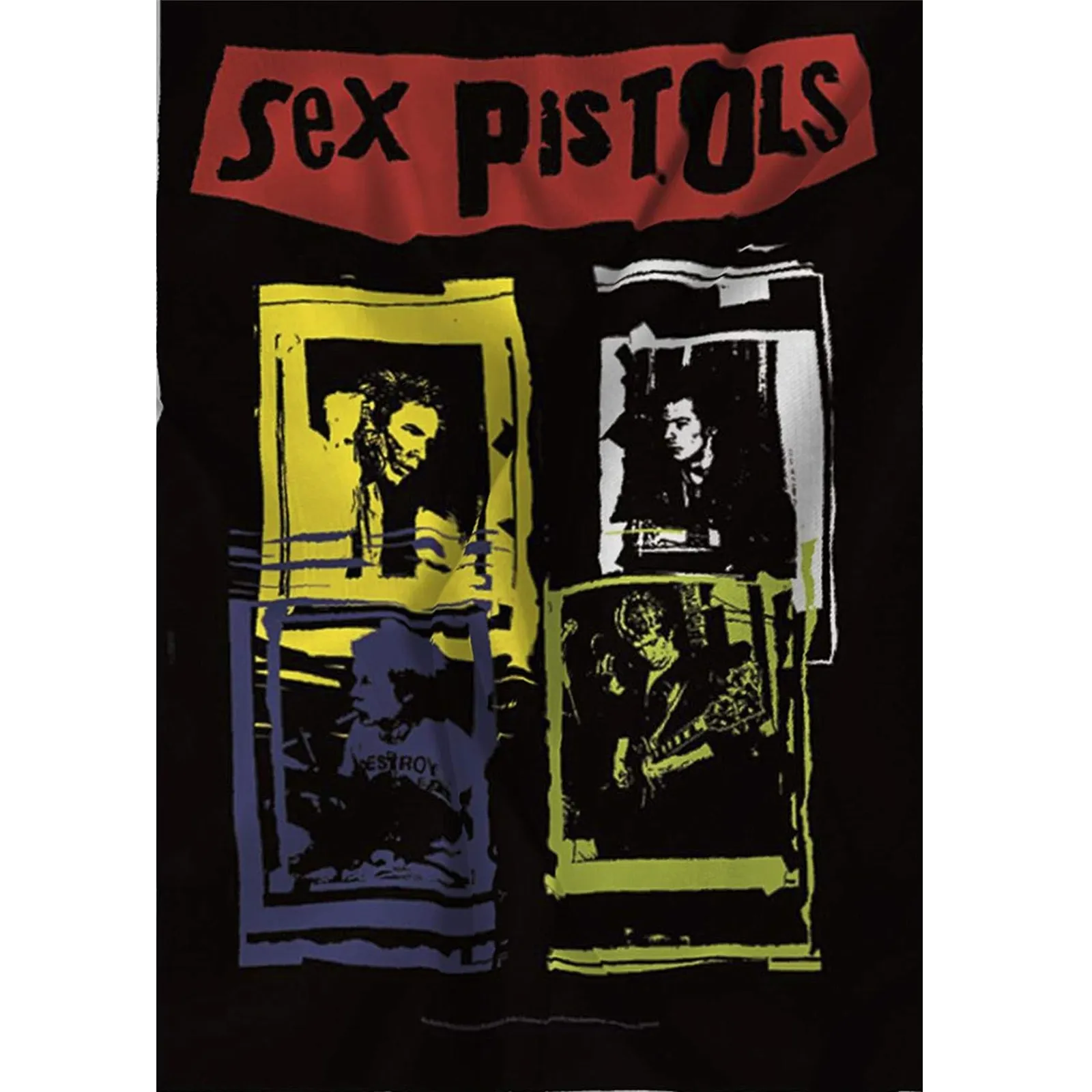 Drapeau Sex Pistols - Portraits
