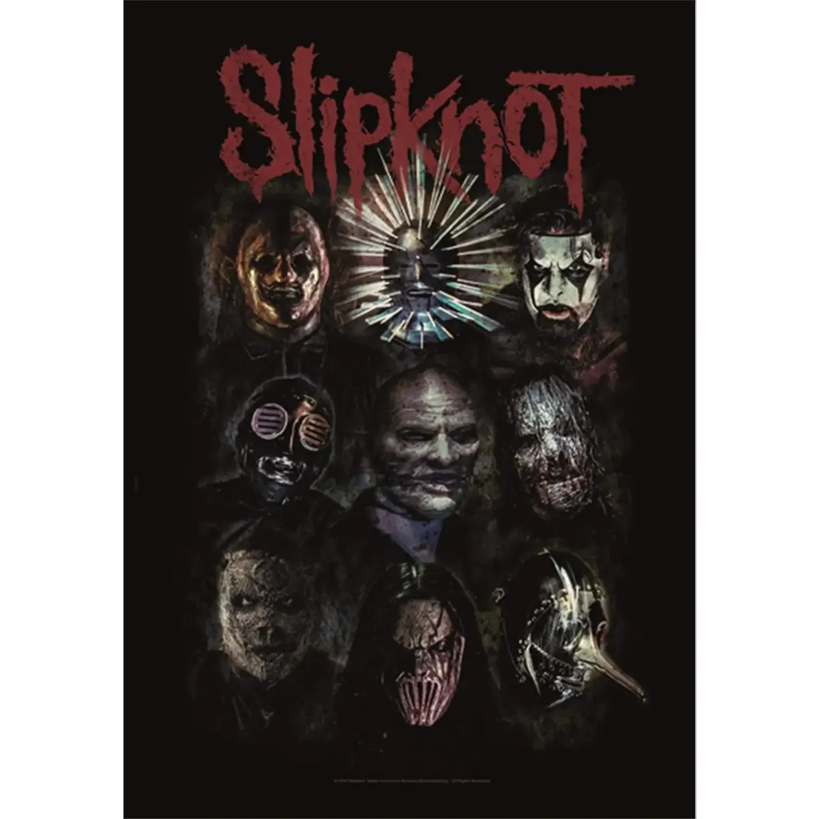 Flag Slipknot - Masques