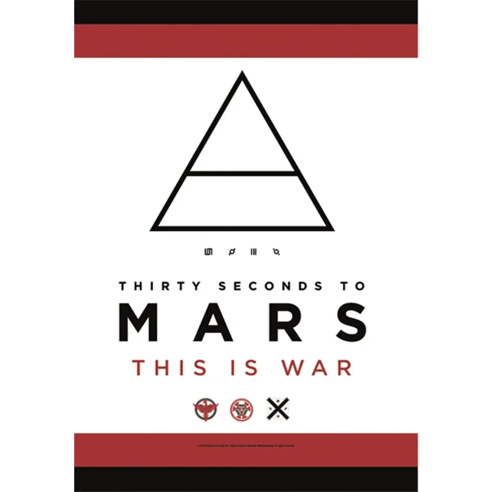 Flag Thirty Seconds to Mars - This is War