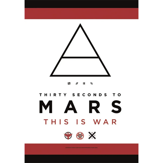 Drapeau Thirty Seconds to Mars - This is War