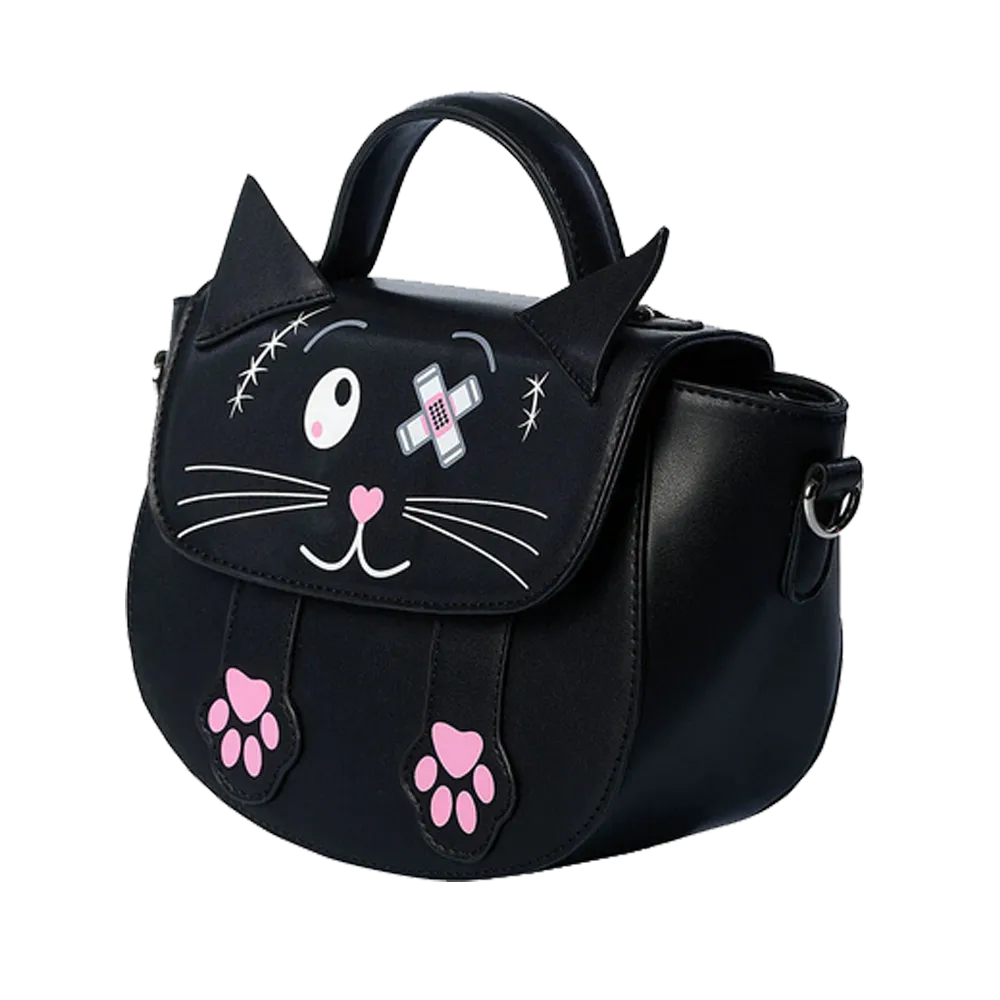 Sac à main NEKO Banned Alternative – vue de côté avec oreilles 3D