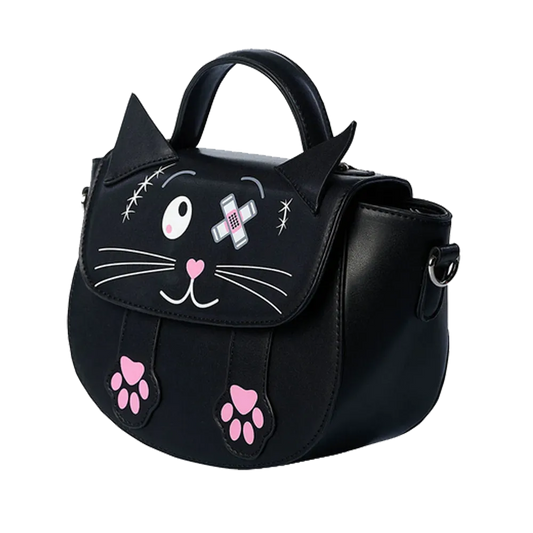 Sac à main NEKO Banned Alternative – vue de côté avec oreilles 3D