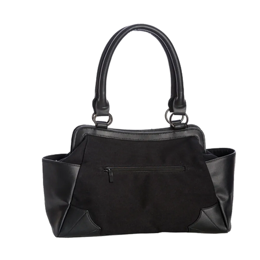 Sac Illusionary Banned Alternative – face arrière noire avec poche zippée