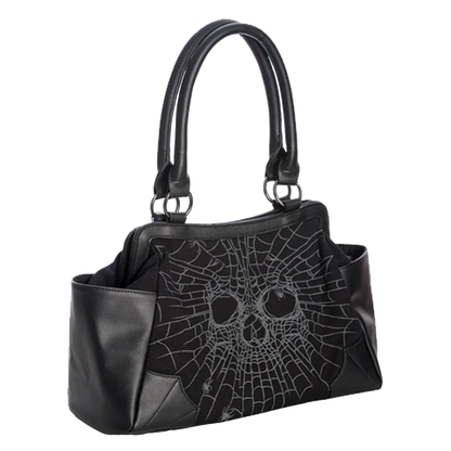 Sac Illusionary Banned Alternative – vue de côté goth avec poignées doubles