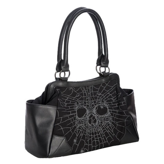 Sac Illusionary Banned Alternative – vue de côté goth avec poignées doubles