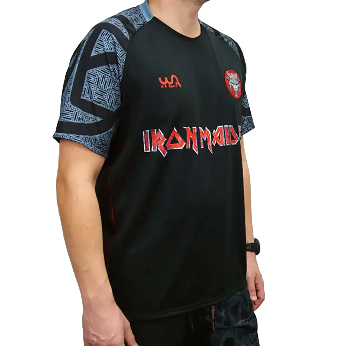 Official Iron Maiden Football Shirt - Senjutsu (right profile)