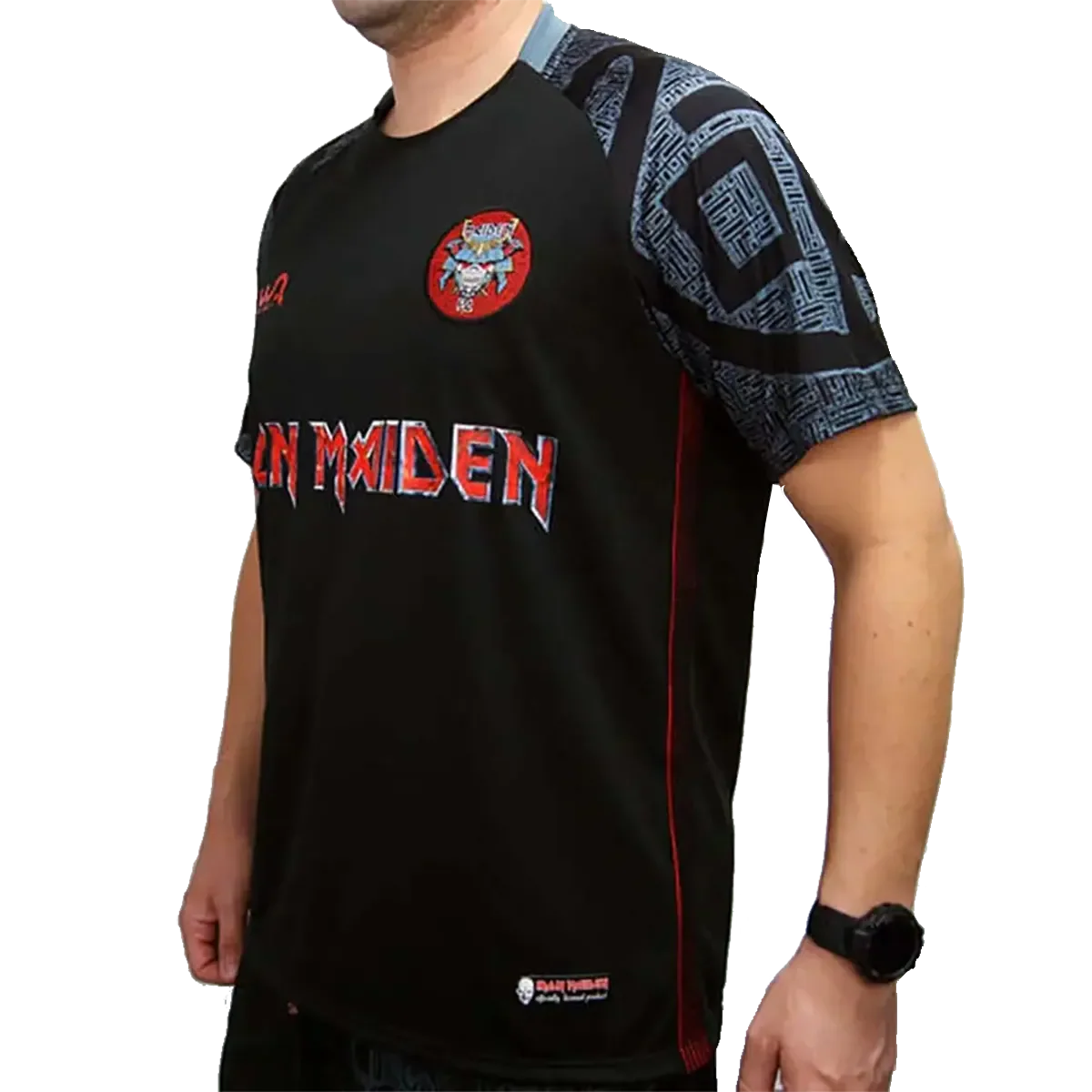 Official Iron Maiden Football Shirt - Senjutsu (left profile)