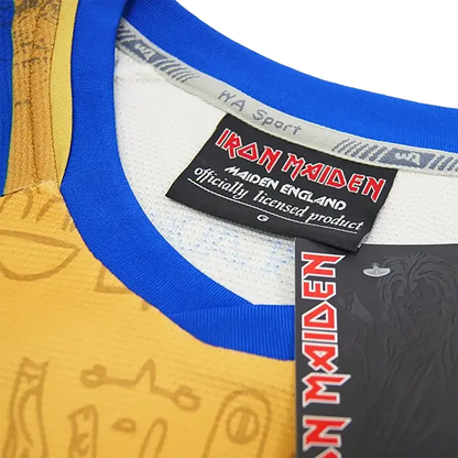 Maillot de football officiel Iron Maiden - Powerslave (col)
