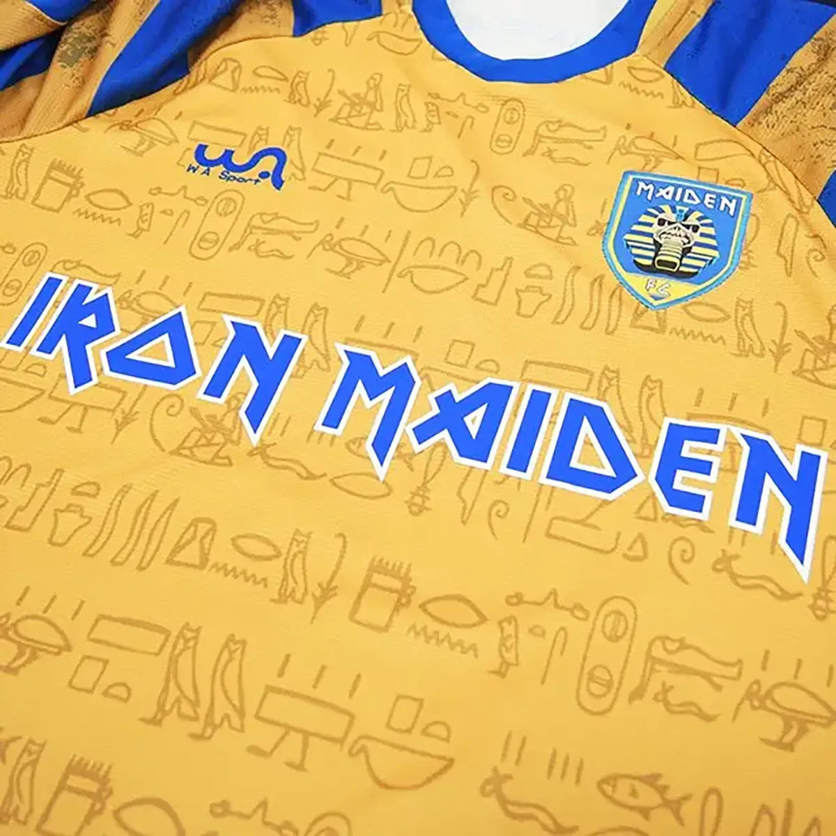Maillot de football officiel Iron Maiden - Powerslave (devant)