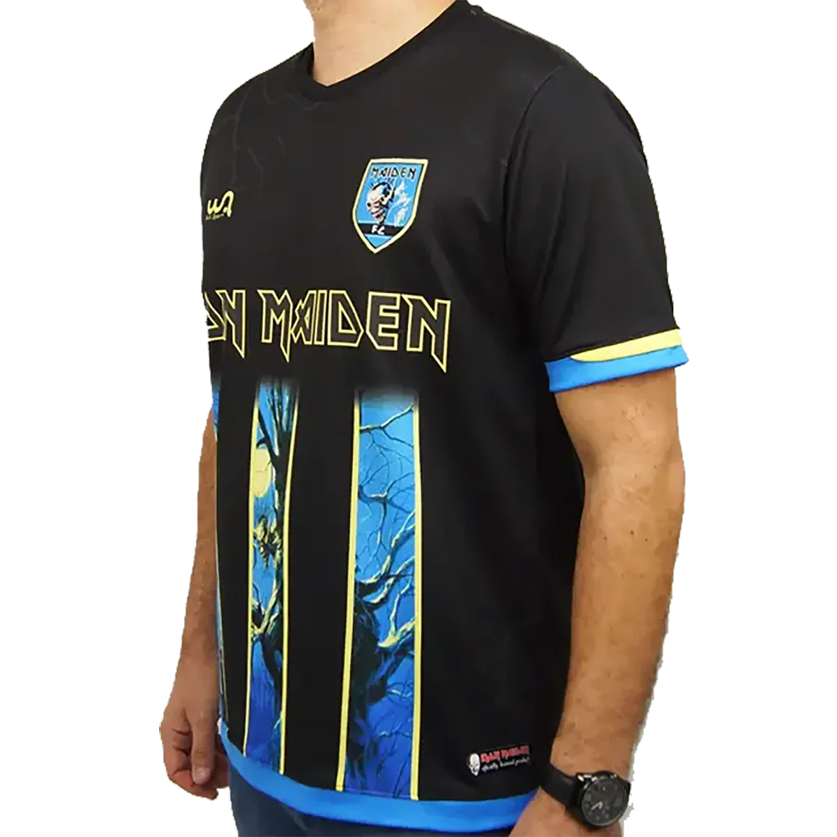 Official Iron Maiden Football Shirt - Fear of the Dark (side)