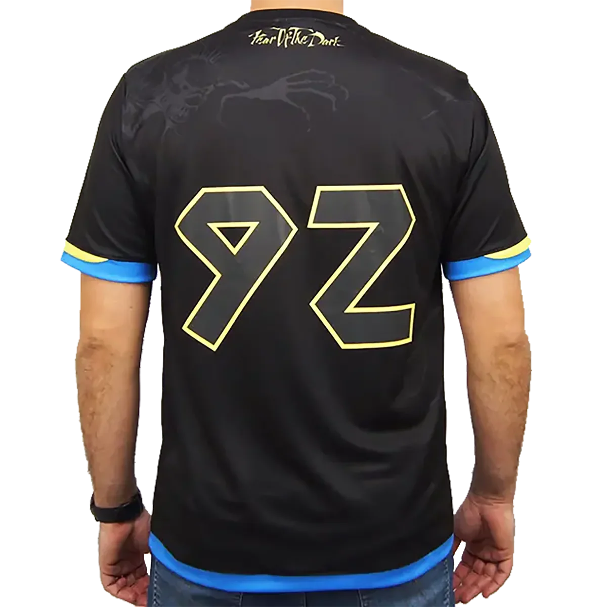 Official Iron Maiden Football Shirt - Fear of the Dark (back)