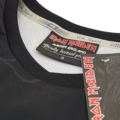 Official Iron Maiden Football Shirt - Fear of the Dark (collar)