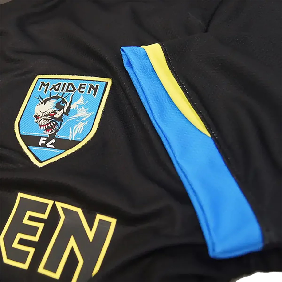 Official Iron Maiden Football Shirt - Fear of the Dark (crest + sleeve)