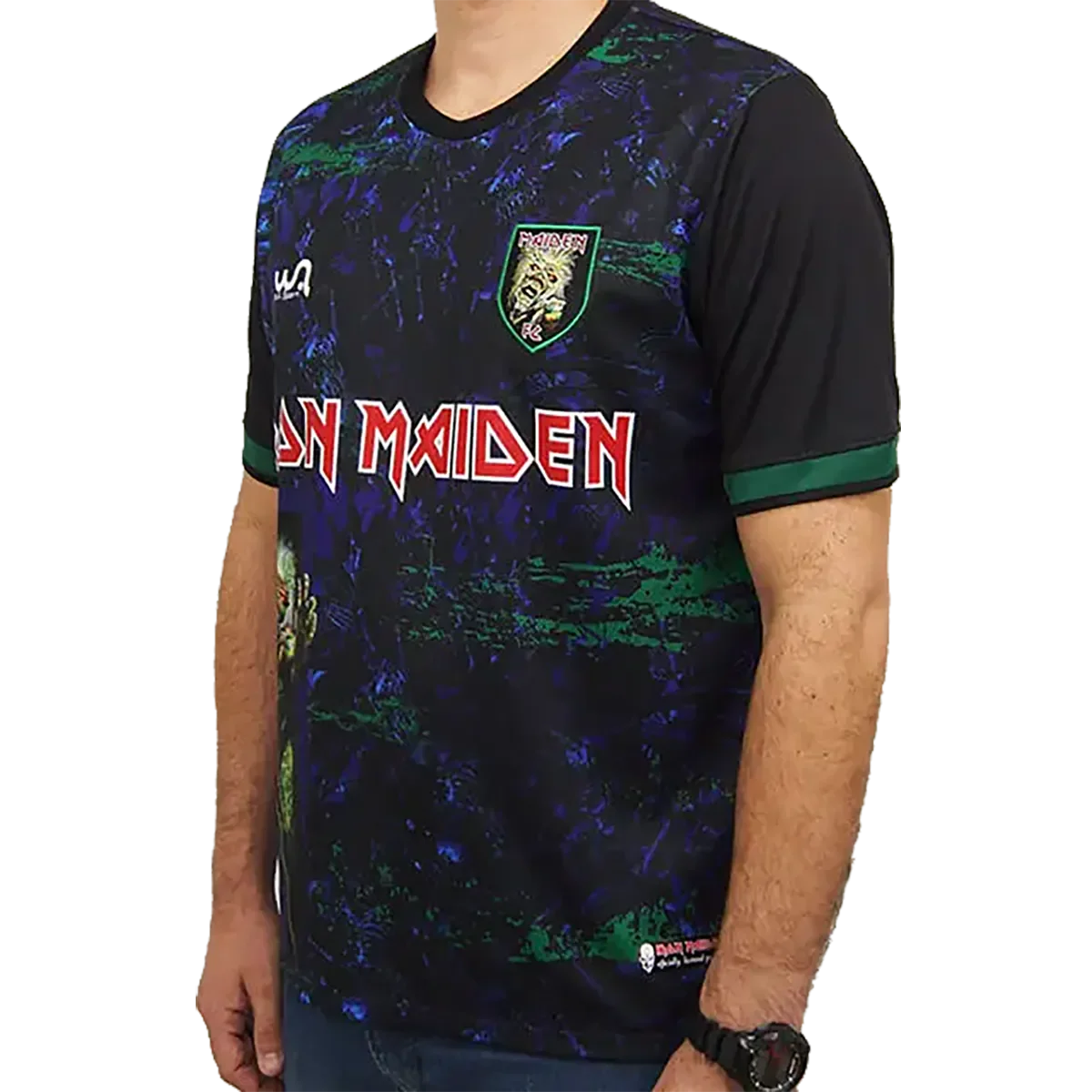 Official Iron Maiden Football Shirt - No Prayer For The Dying (Profile)