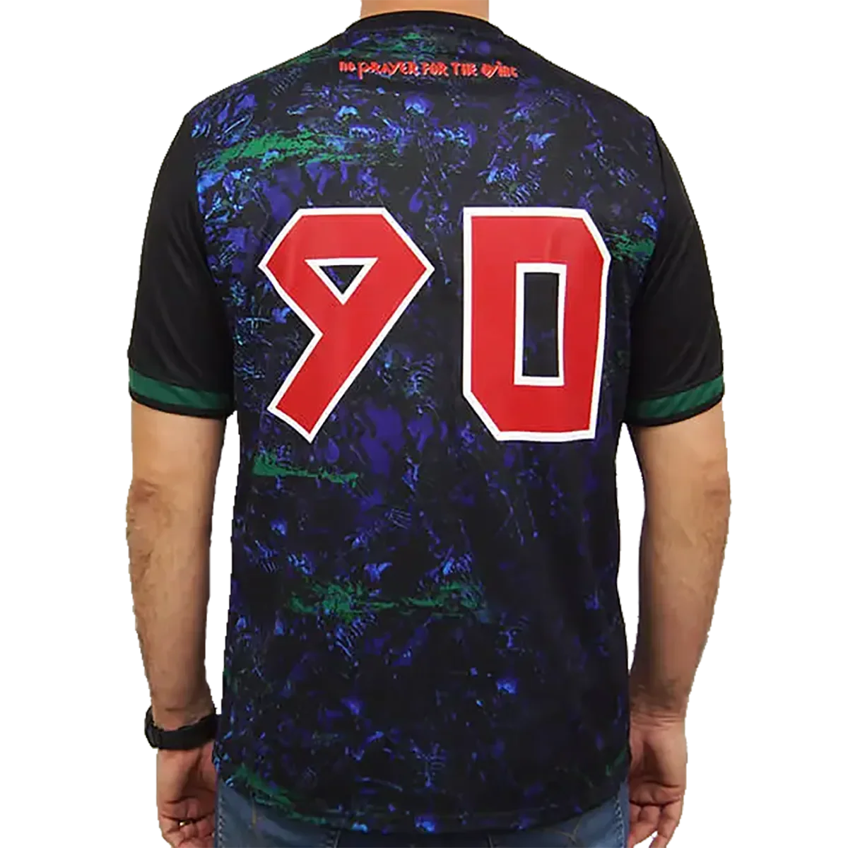 Official Iron Maiden football jersey - No Prayer For The Dying (back)