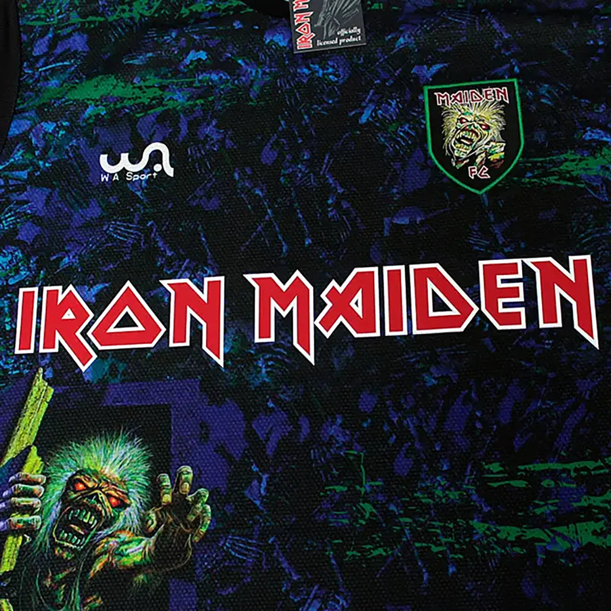 Official Iron Maiden football jersey - No Prayer For The Dying (logo)