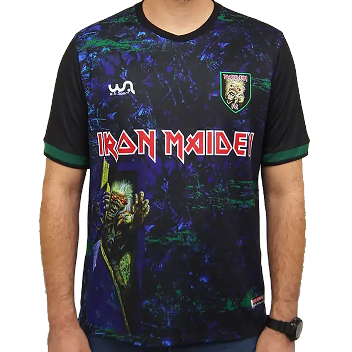 Official Iron Maiden Football Shirt - No Prayer For The Dying