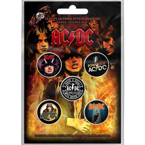 Badge AC/DC (set of 5) [Powerage]
