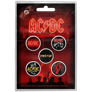 Badge AC/DC (set of 5) [Power Up]