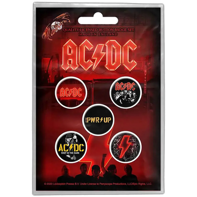 Badge AC/DC (pack de 5) [Power Up]