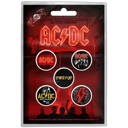Badge AC/DC (pack de 5) [Power Up]