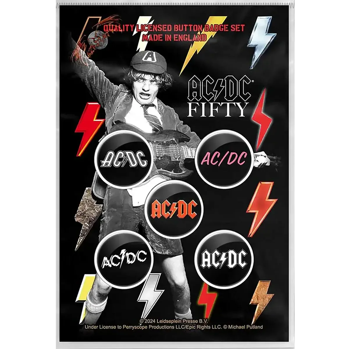 Badge AC/DC (pack de 5) [Fifty]