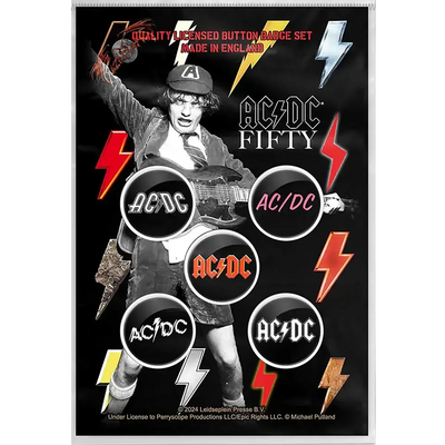 Badge AC/DC (pack de 5) [Fifty]