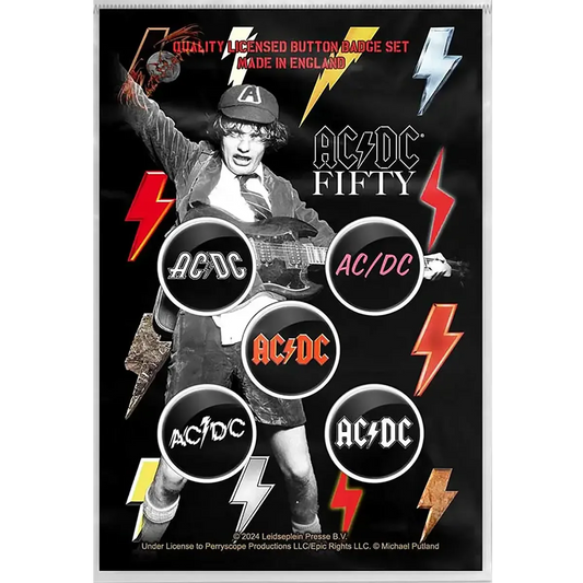 Badge AC/DC (pack de 5) [Fifty]