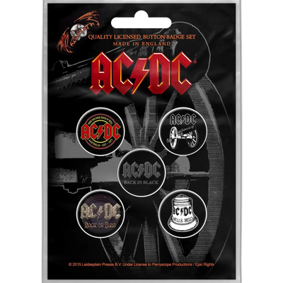 Badge AC/DC (pack de 5)
