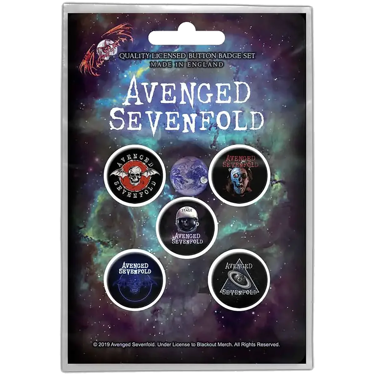 Badge Avenged Sevenfold (set of 5)