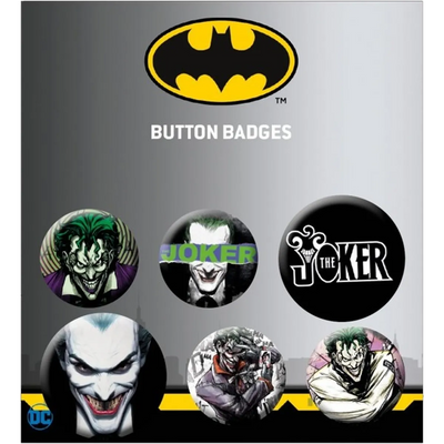 Badge Batman - Joker (pack de 6)