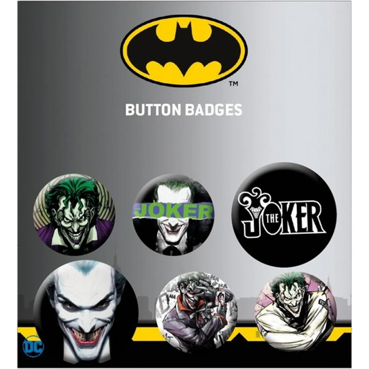 Badge Batman - Joker (pack de 6)
