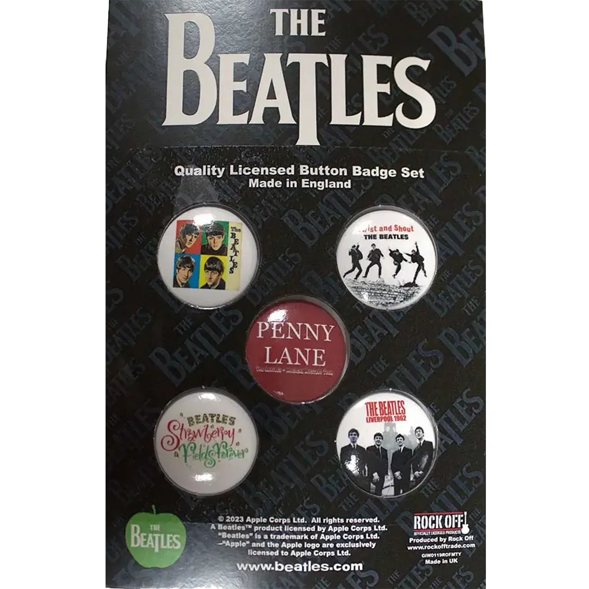 Badge Beatles (pack de 5) [Penny Lane]