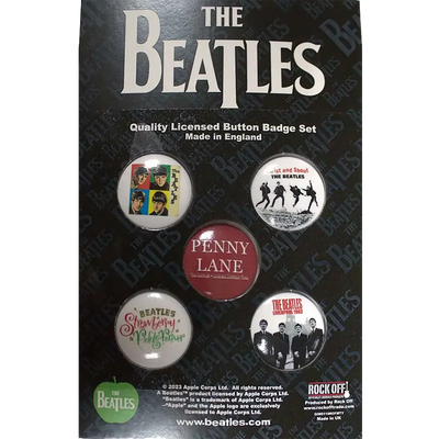 Badge Beatles (pack de 5) [Penny Lane]