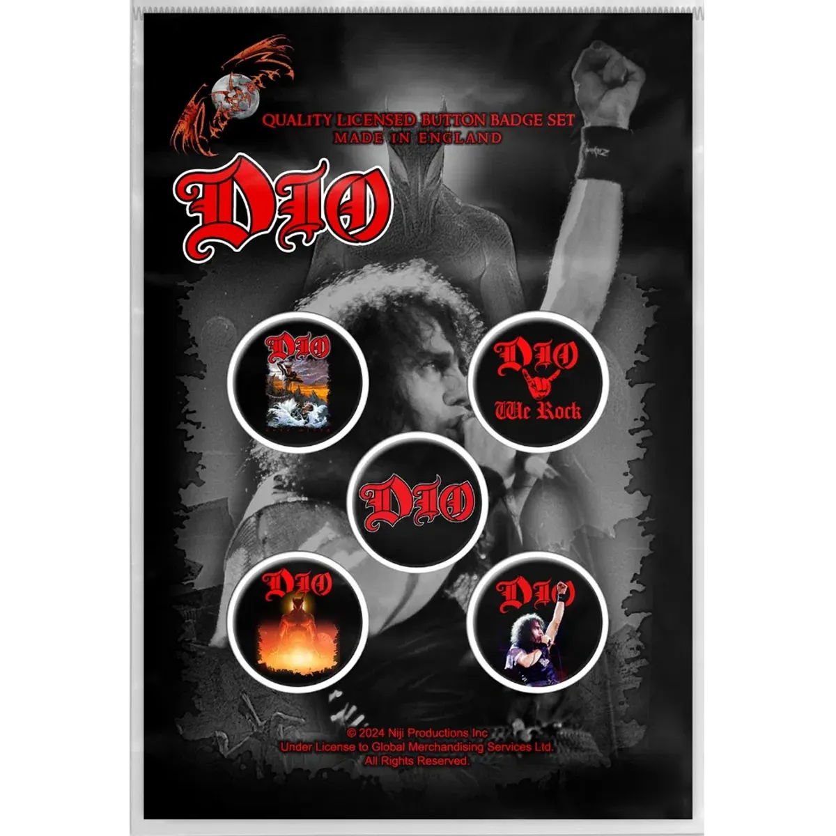 Badge Dio (pack de 5)