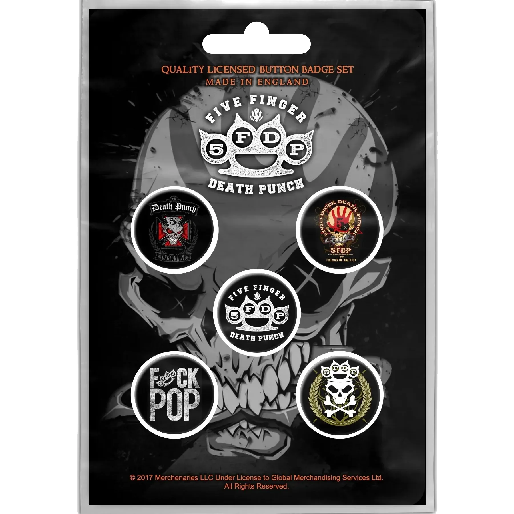 Badge Five Finger Death Punch (pack de 5)