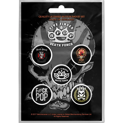Badge Five Finger Death Punch (pack de 5)