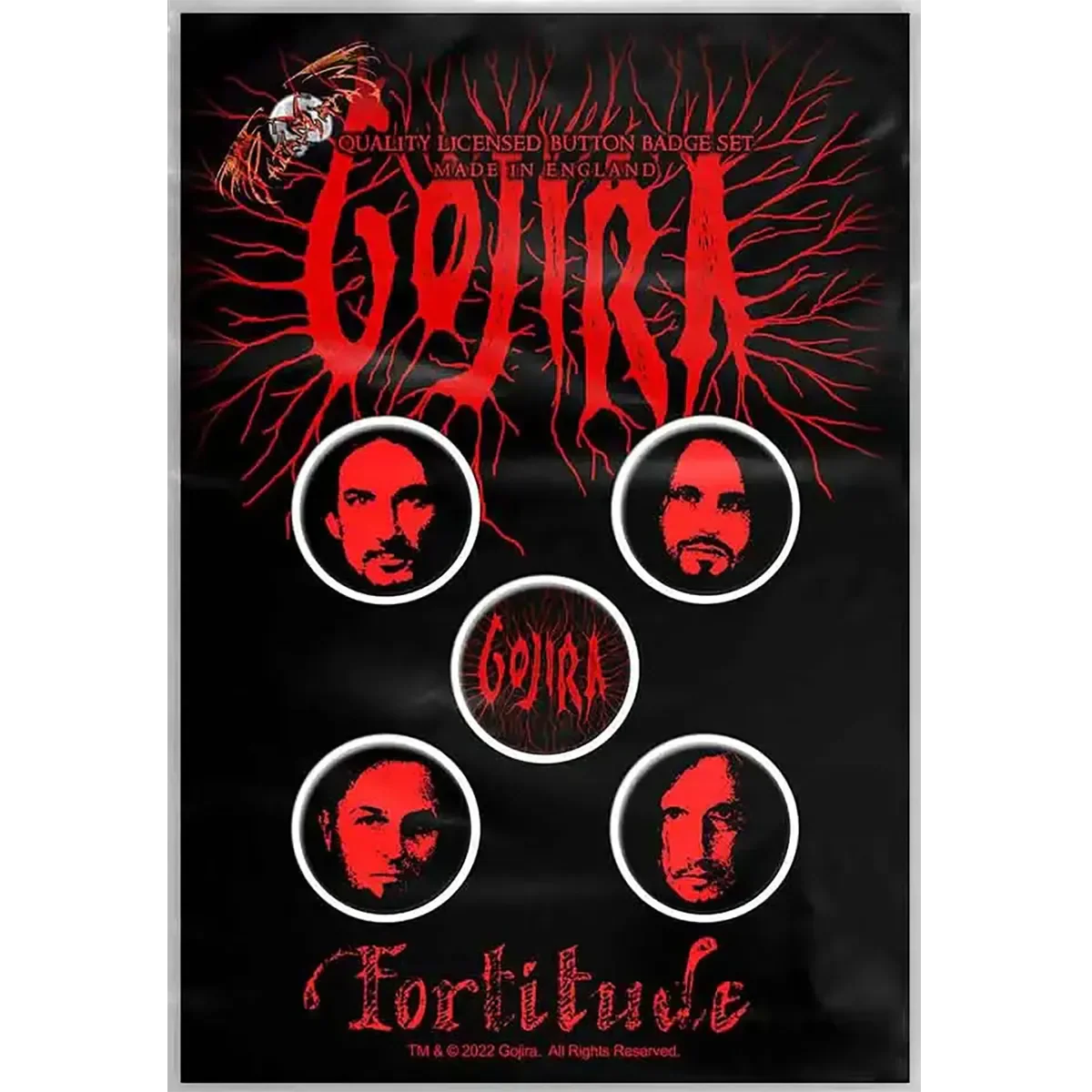 Badge Gojira (set of 5)